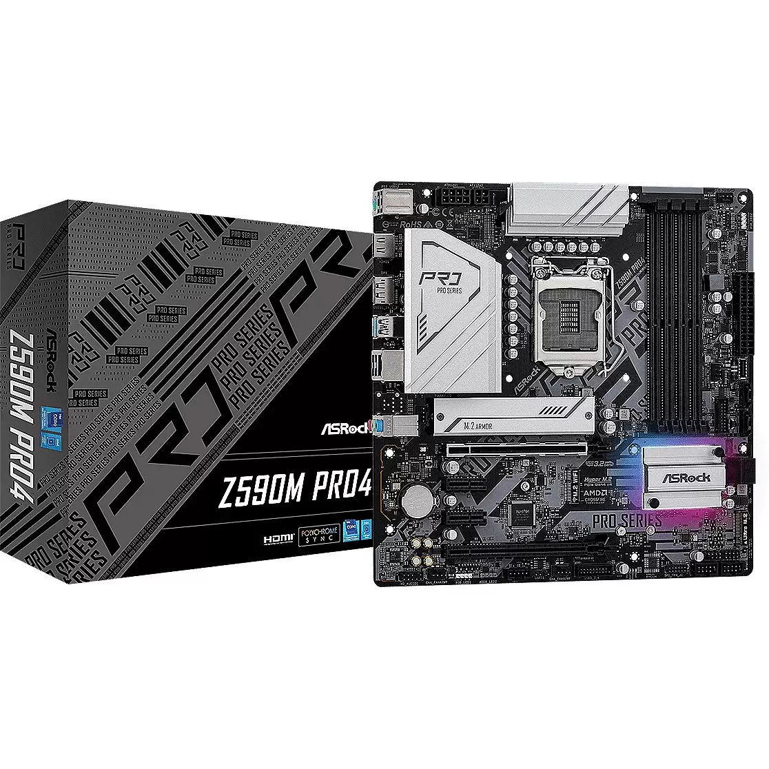 ASROCK Z590M Pro4 LGA1200 mATX MB