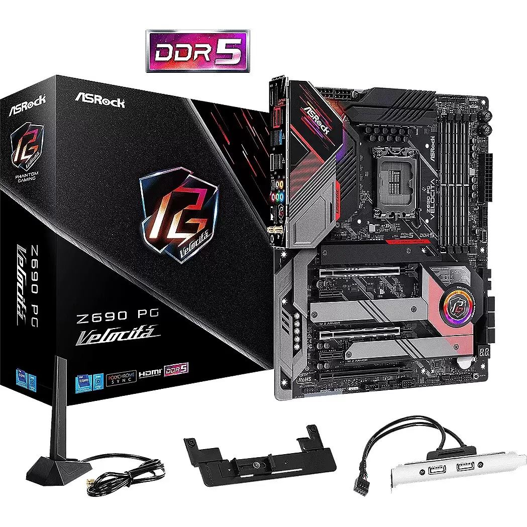 ASROCK Z690 PG VELOCITA LGA1700 ATX MB