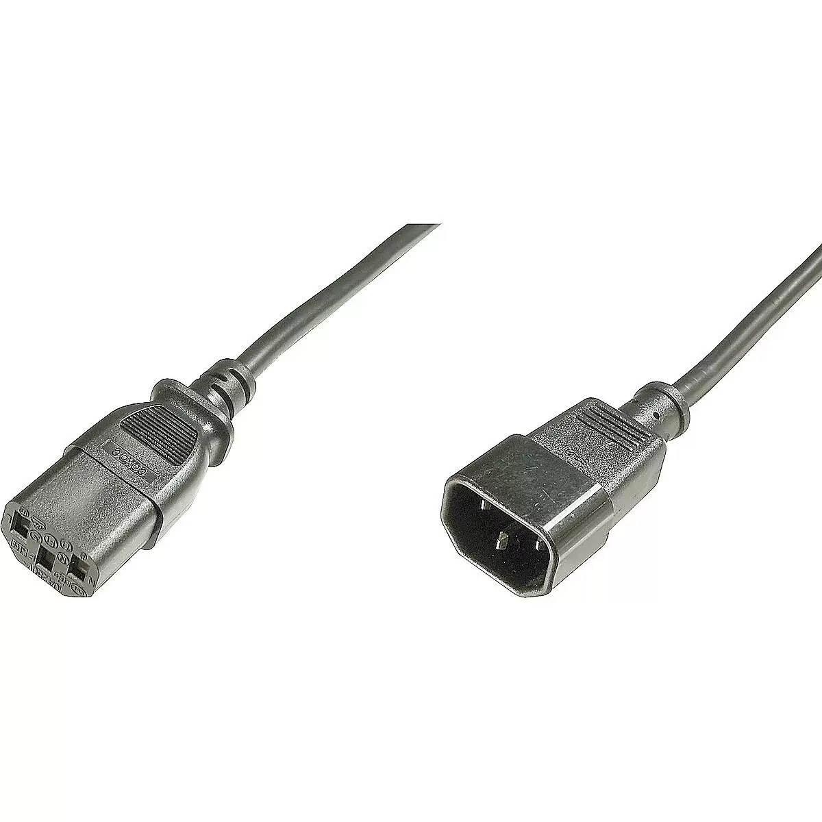 DIGITUS power cord IEC C13 C14 M F