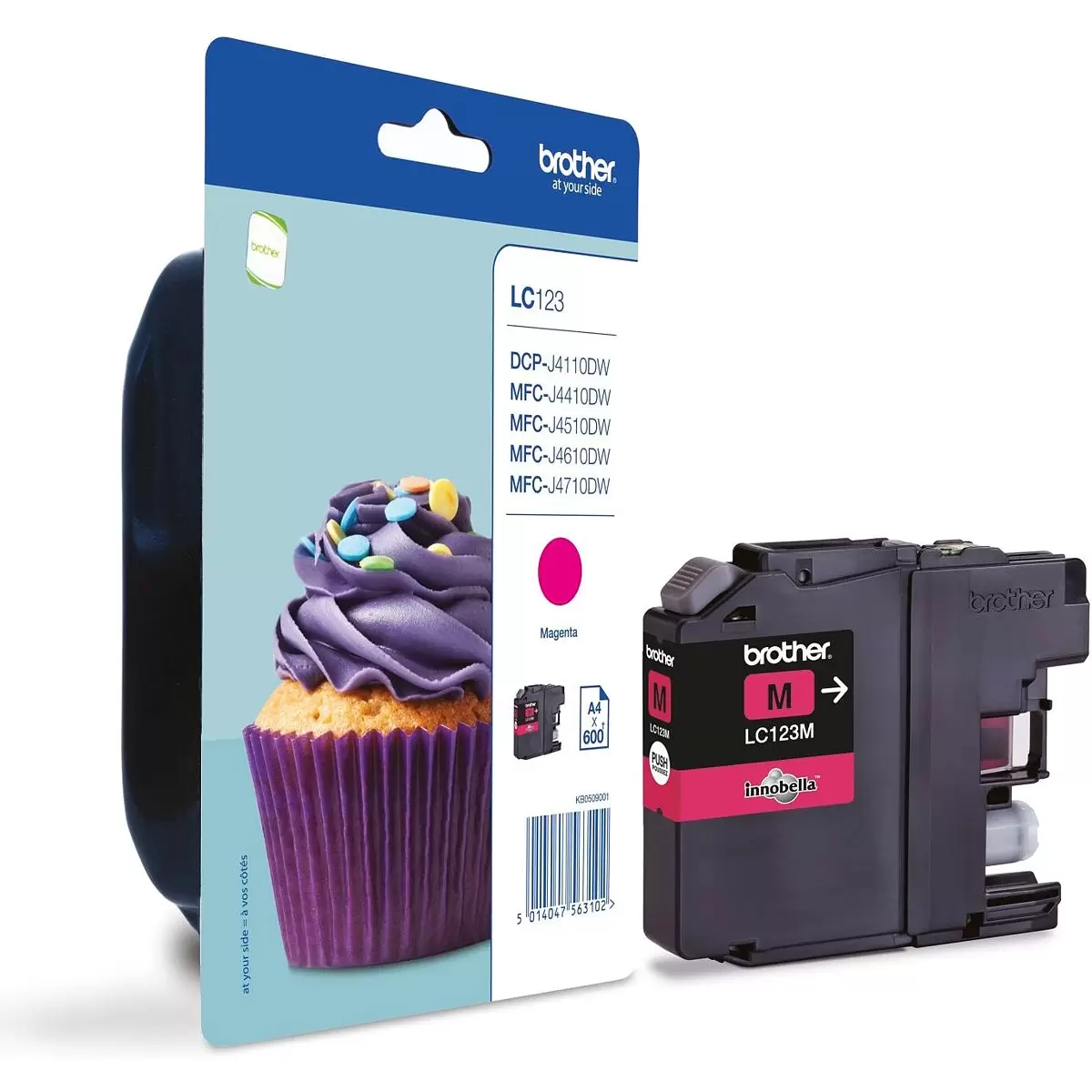 BROTHER LC123M ink magenta 600pages