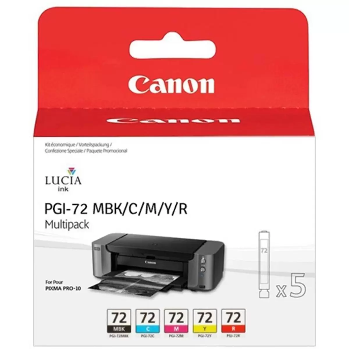CANON PGI-72 MBK C M Y R Multi Pack