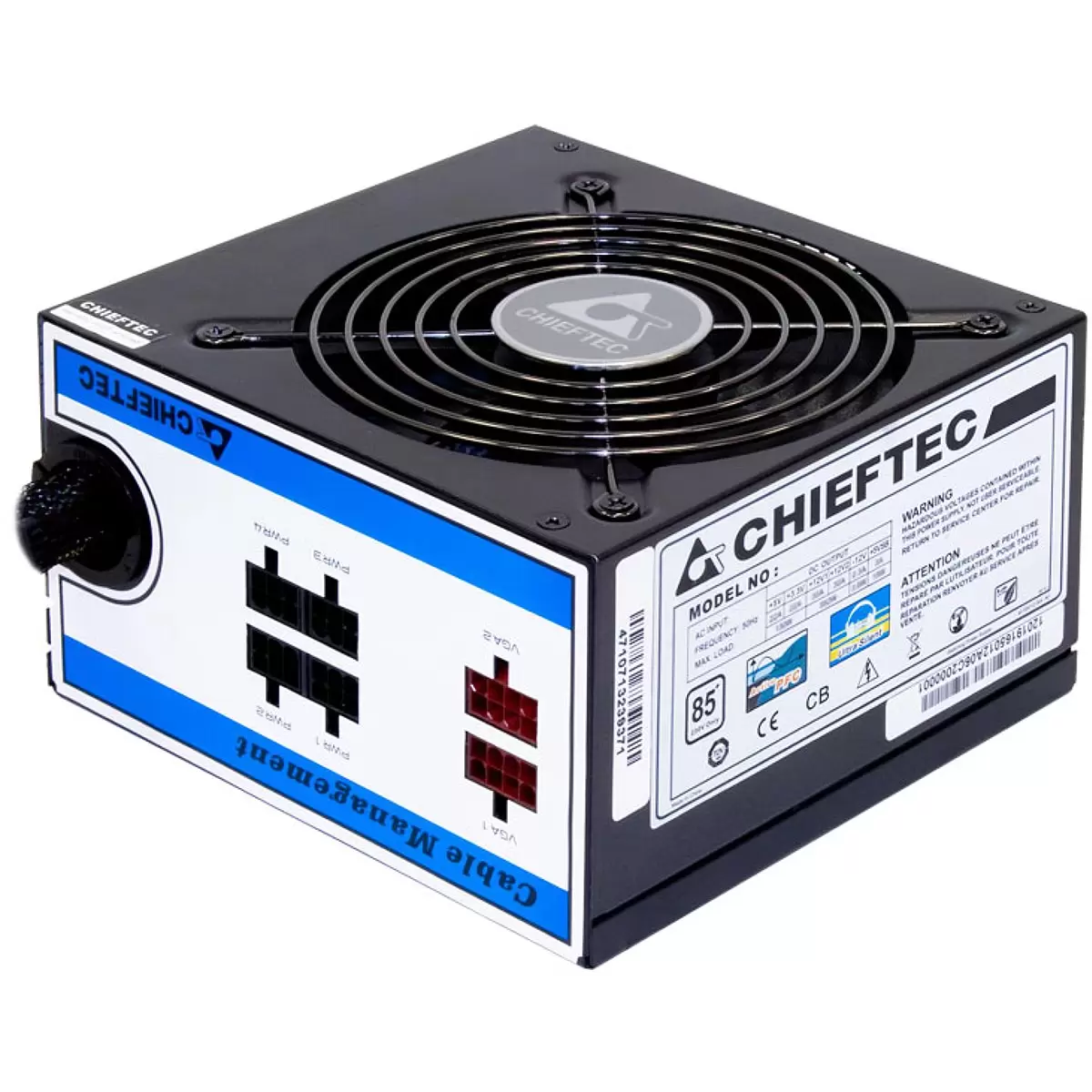 CHIEFTEC 750W PSU  85  230V W CABLE MNG
