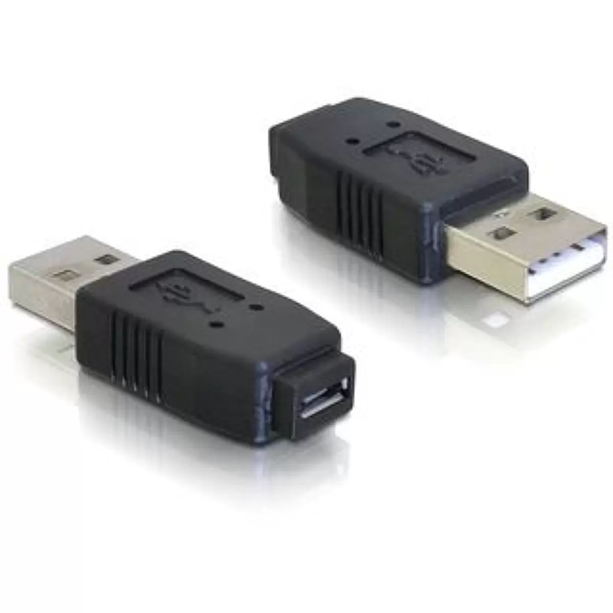 DELOCK Adapt USB mic-A+B Buch toUSB2.0-A