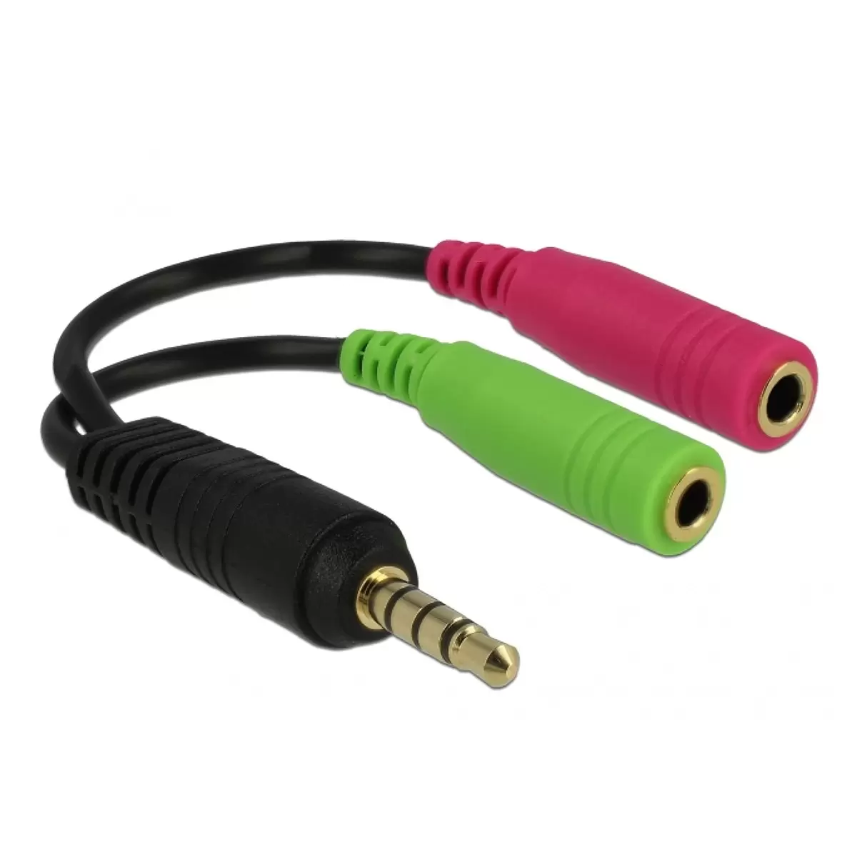 DELOCK Adaptercable Klinke 3.5 mm 4 Pin