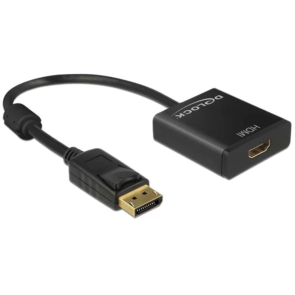 DELOCK Adaptorcable DP 1.2 plug HDMI bl