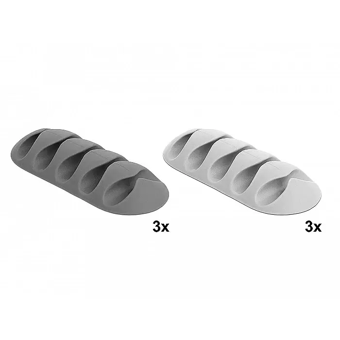 DELOCK Cable Holder with 5 feed-throughs