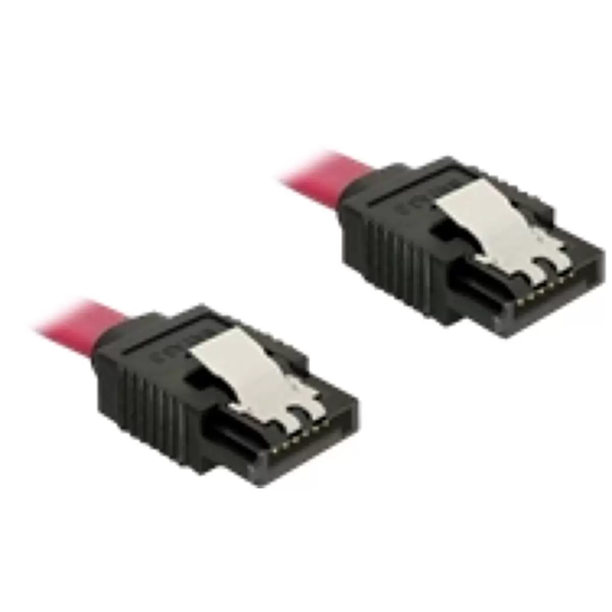 DELOCK Cable SATA 6 Gb s 10cm straight