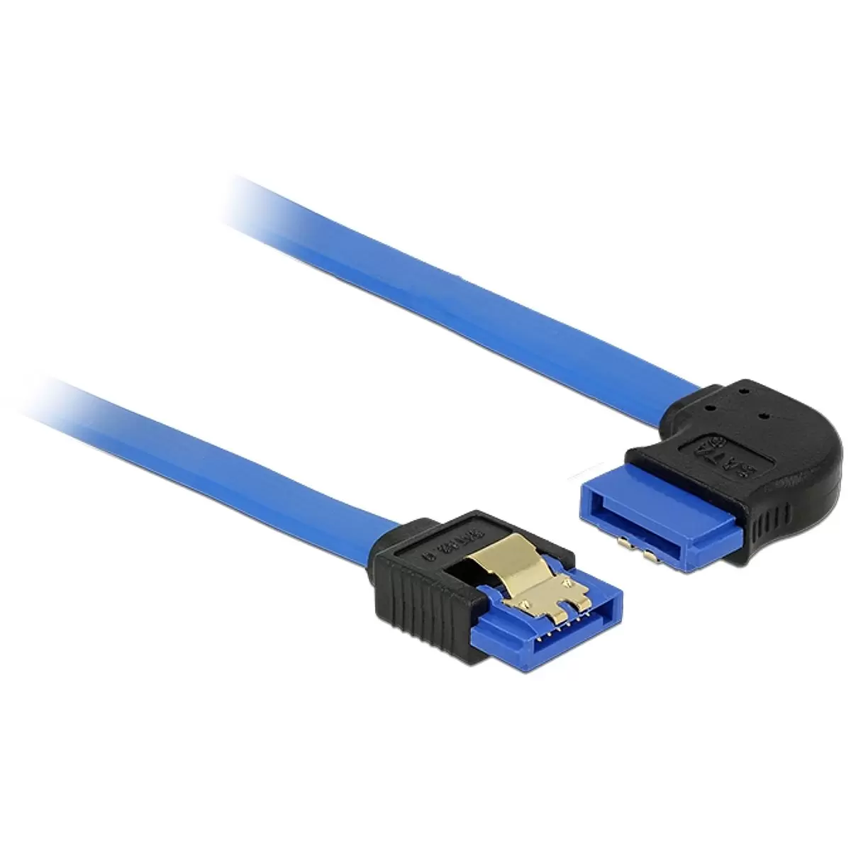 DELOCK Cable SATA 6 Gb s 30 cm blue
