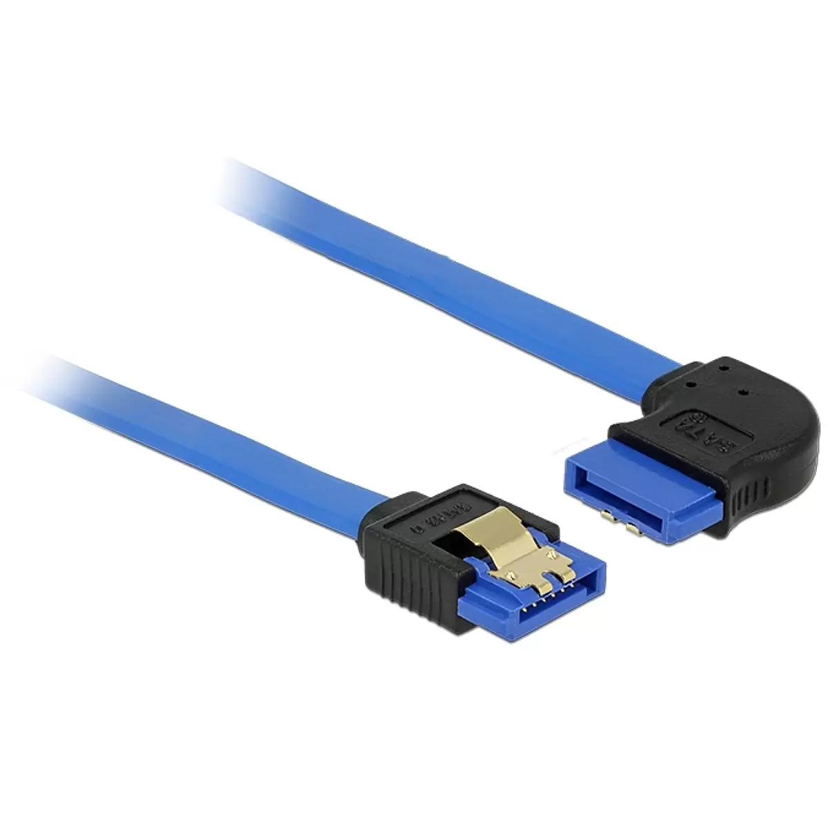 DELOCK Cable SATA 6 Gb s 50 cm blue