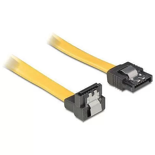 DELOCK Cable SATA 70cm down straight met