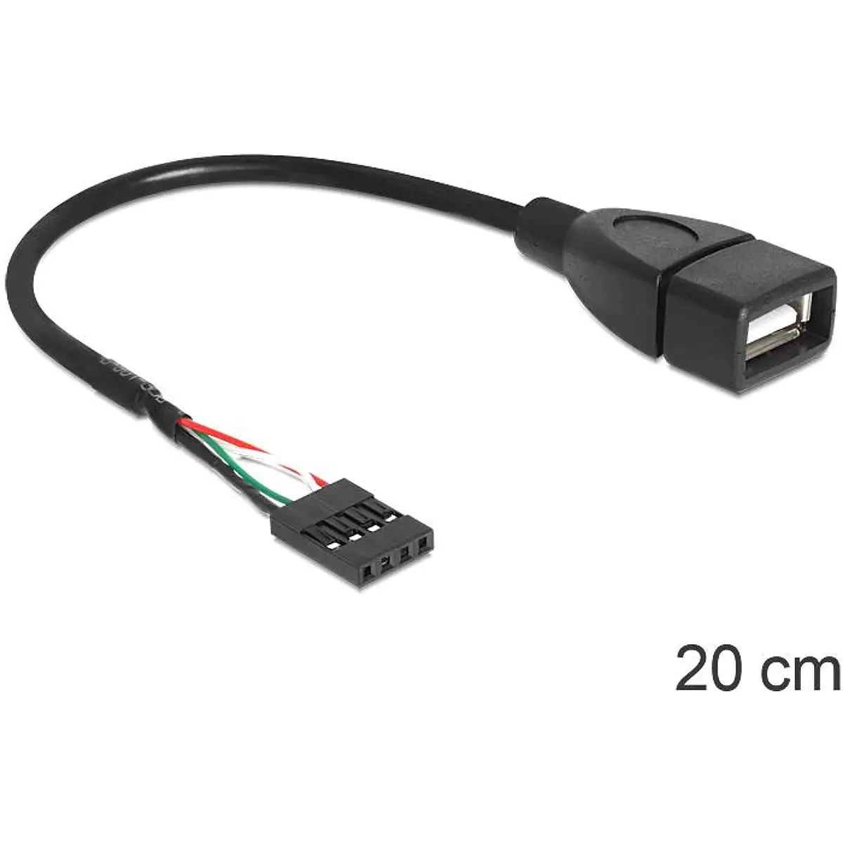 DELOCK Cable USB 2.0 A to pin header