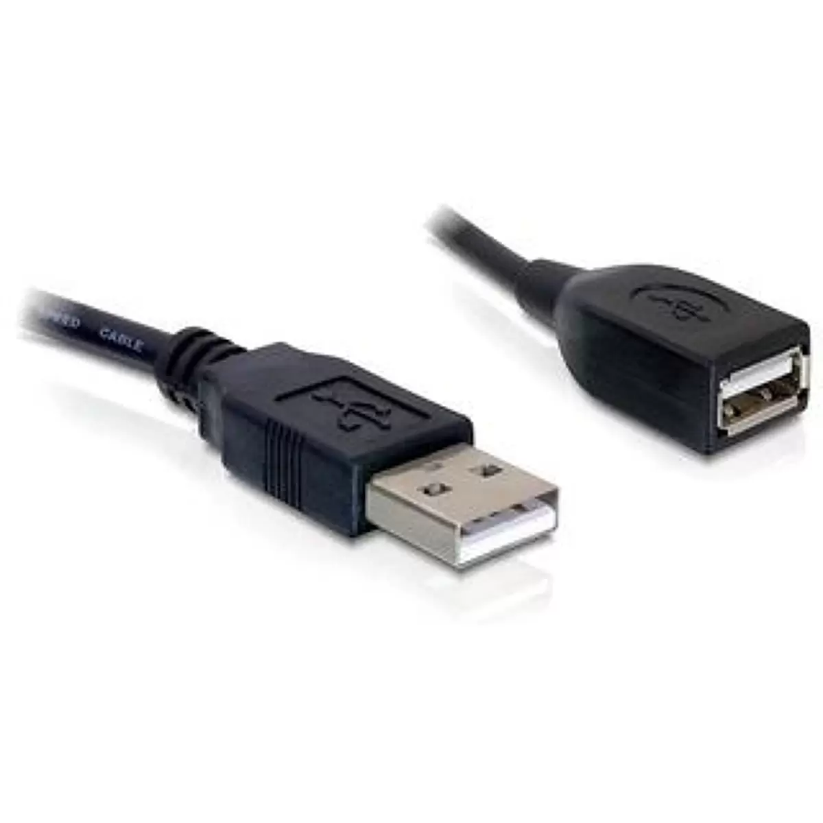 DELOCK Cable USB 2.0 Extension 15cm m f