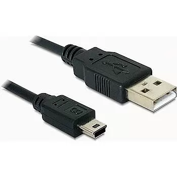DELOCK Cable USB 2.0miniB Std 5-pin 0.7m