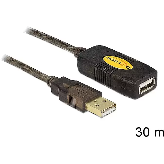 DELOCK Cable USB2.0 Extension.active 30m