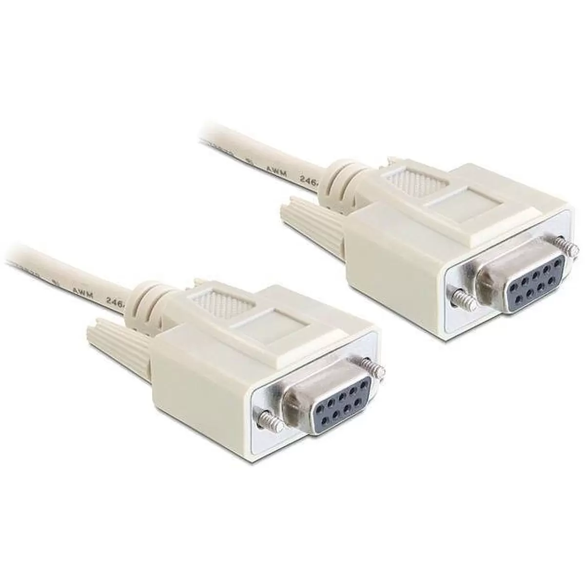 DELOCK Cable serial Null modem 9 pin 3m
