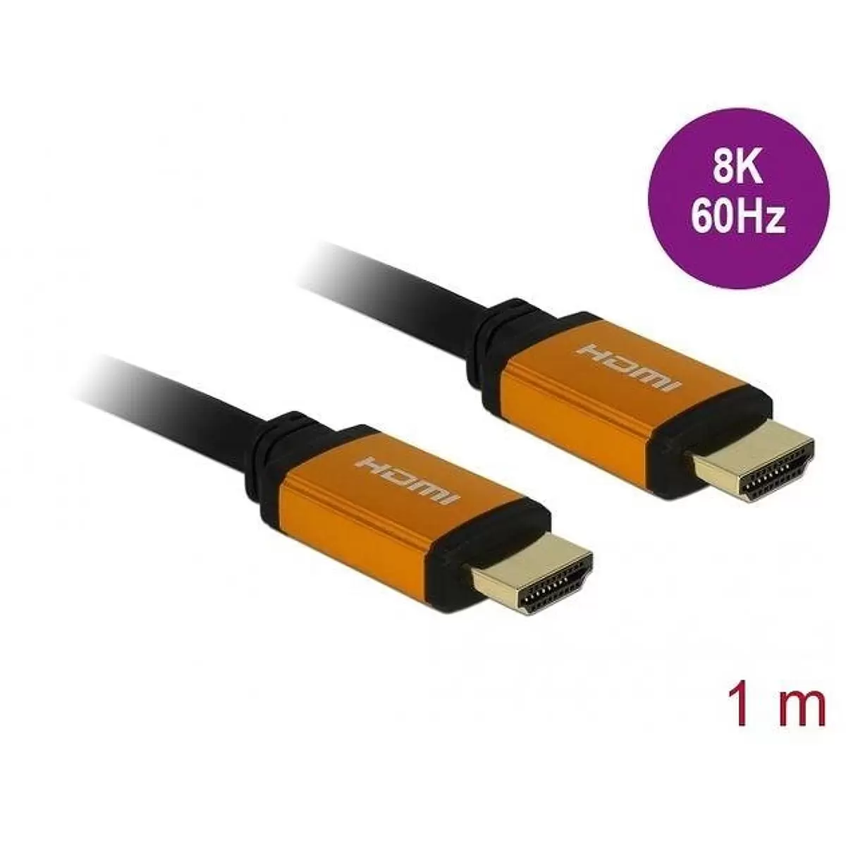 DELOCK HDMI Cable 48 Gbps 8K 60Hz 1m