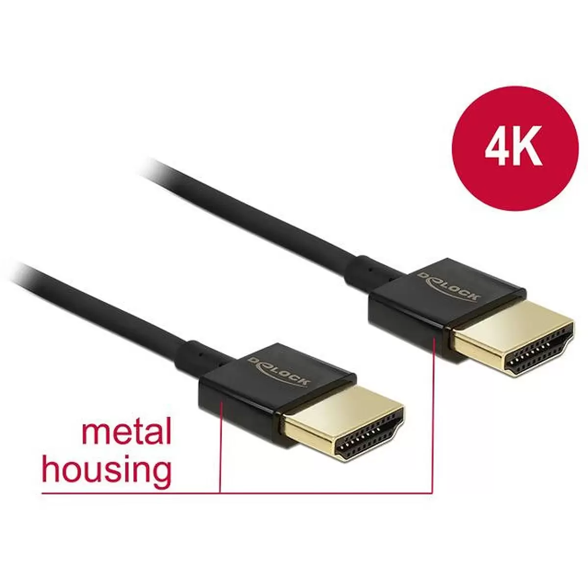 DELOCK cable HDMI A Stecker HDMI
