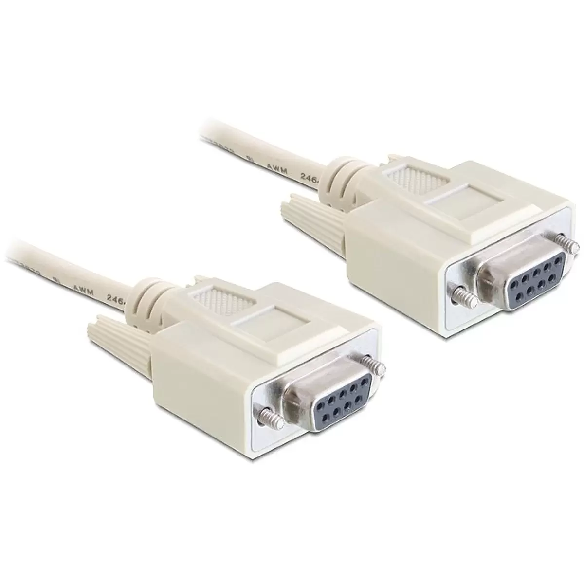 DELOCK cable Seriell Nullmodem 9 Pin Bu 