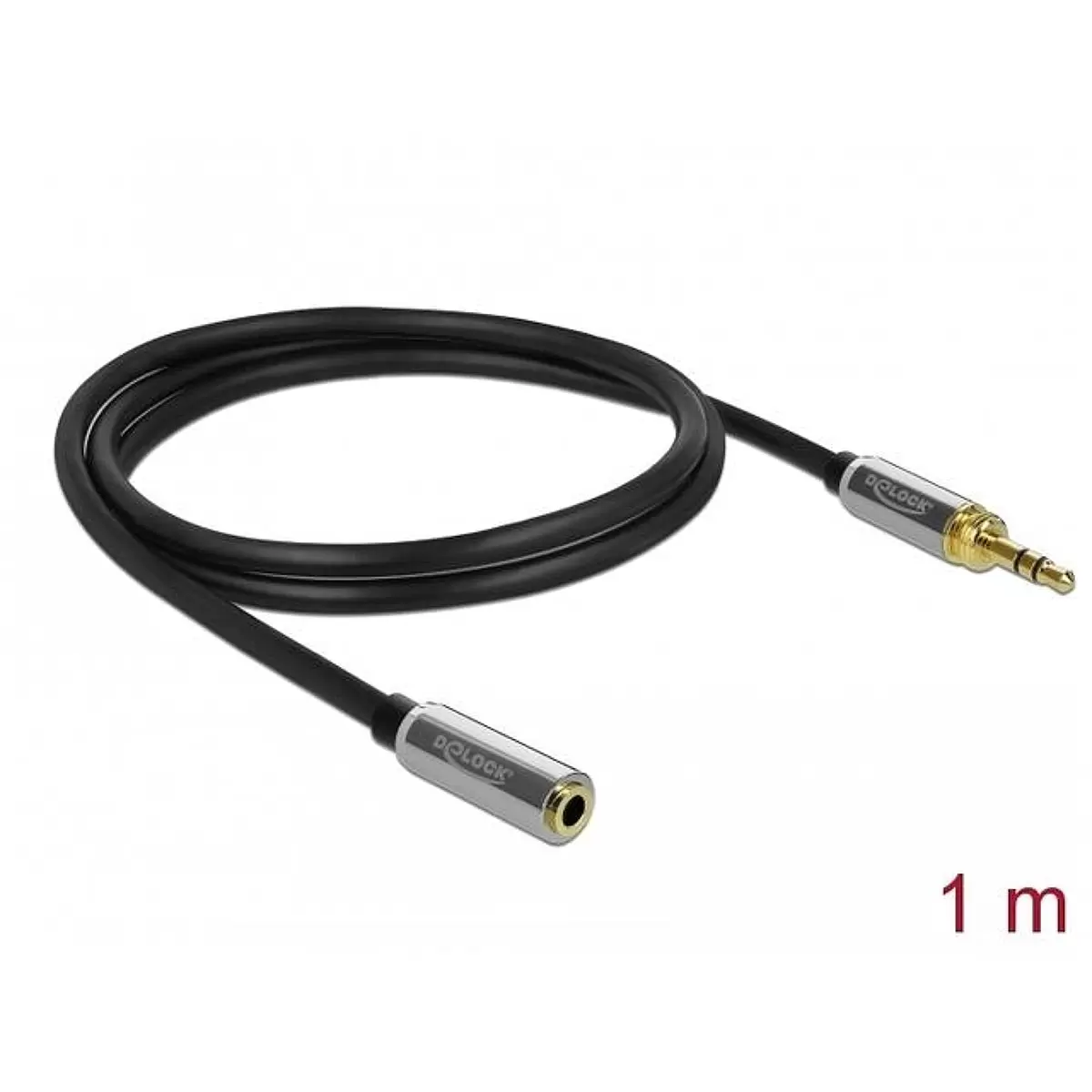 DELOCK Stereo Jack Extension Cable 1m