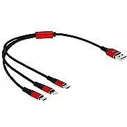 DELOCK USB Cable 3 in 1 for Lightning