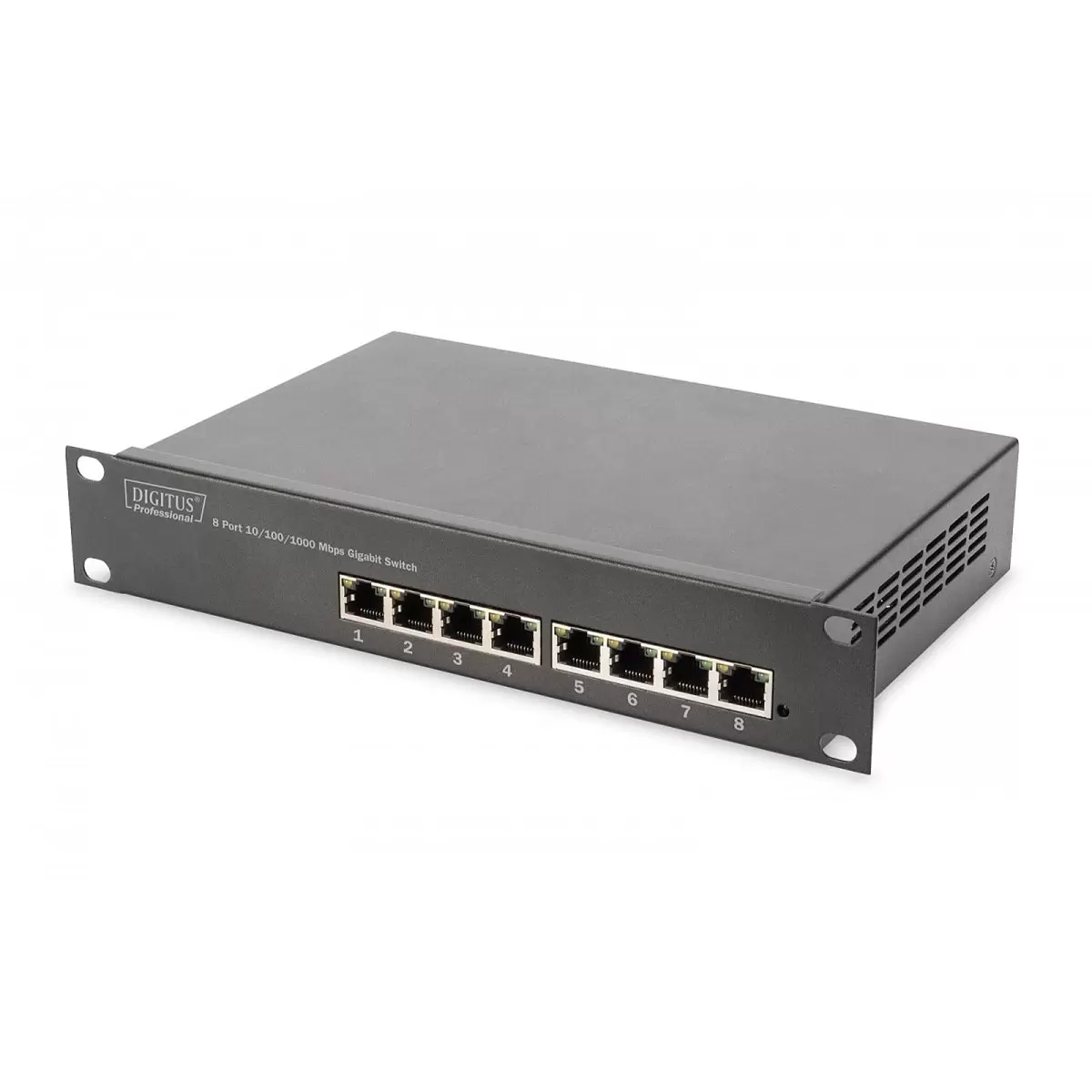 DIGITUS 10-inch 8-Port Gigabit Ethernet
