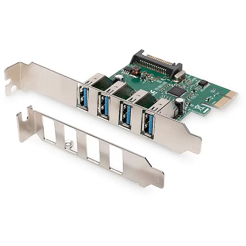 DIGITUS 4-Port USB 3.0 PCI Express Card