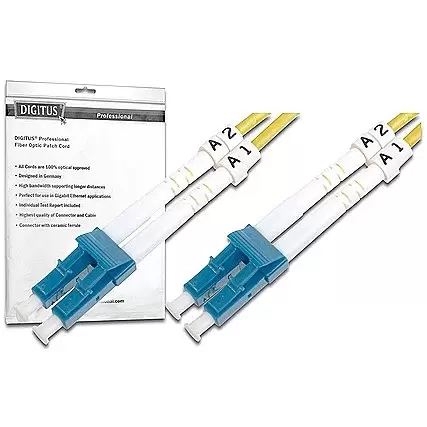 DIGITUS LWL patchcable LC LC 09 125m 10m