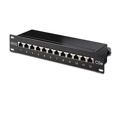 DIGITUS Patch Panel Cat5e 12-Port 10inch