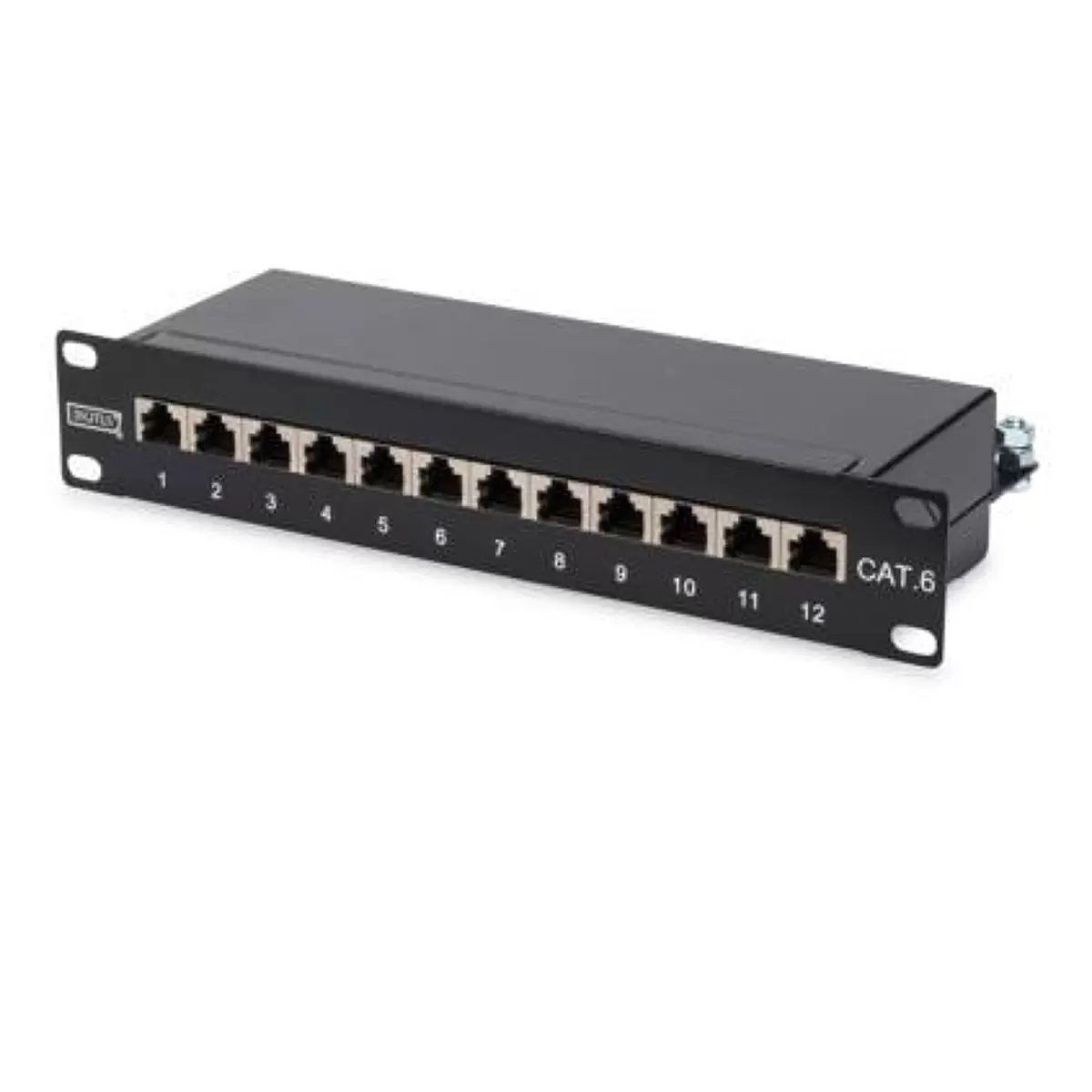 DIGITUS Patch Panel Cat6 12-Port 10Inch