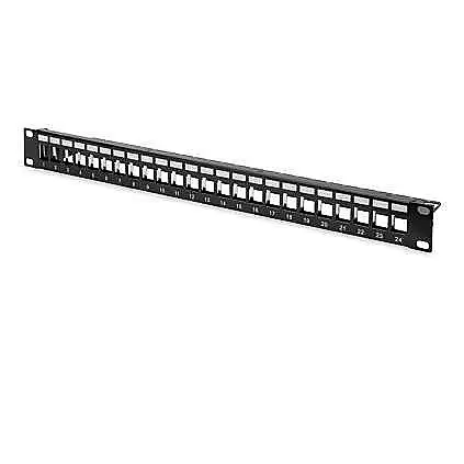 DIGITUS Patch Panel Keystone 24-Port 19i