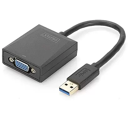 DIGITUS USB 3.0 to VGA Adapter Input USB
