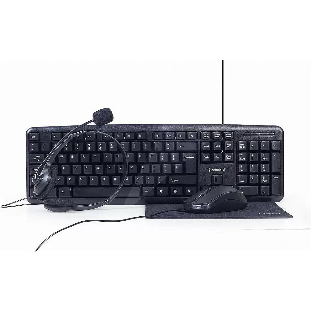 GEMBIRD KBS 4in1 office kit US layout