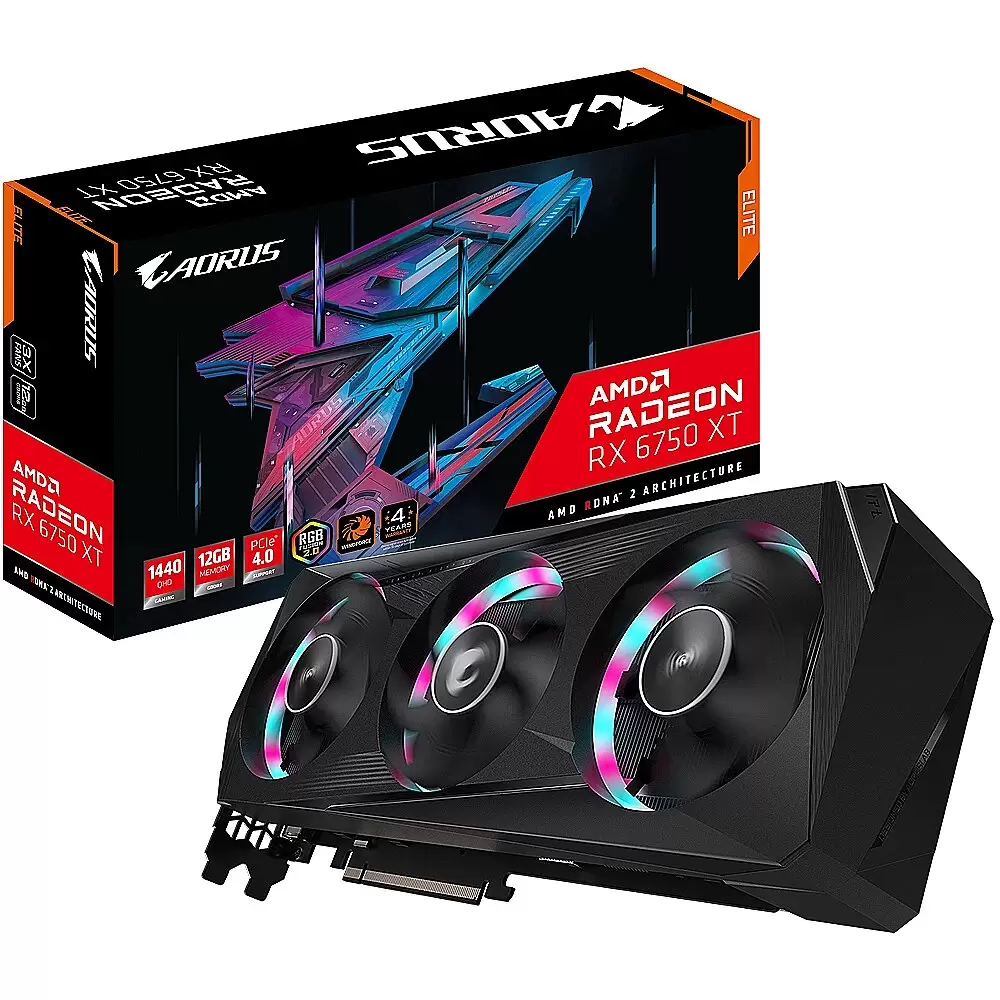 GIGABYTE AORUS RX6750 XT ELITE 12GB