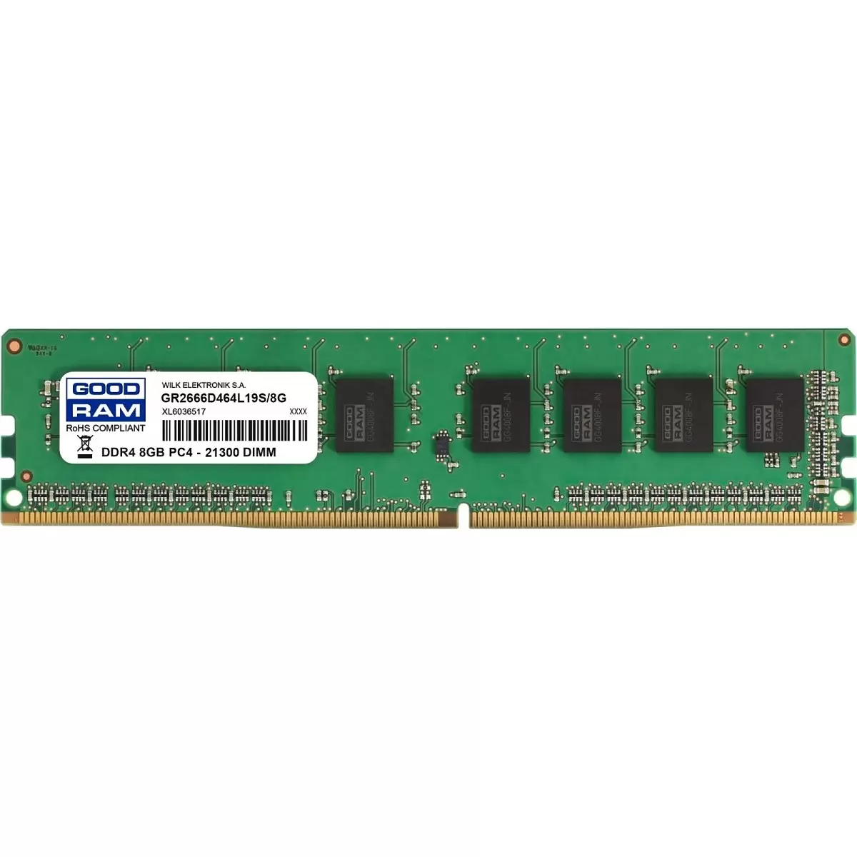 GOODRAM GR2666D464L19S 8G 8GB DDR4