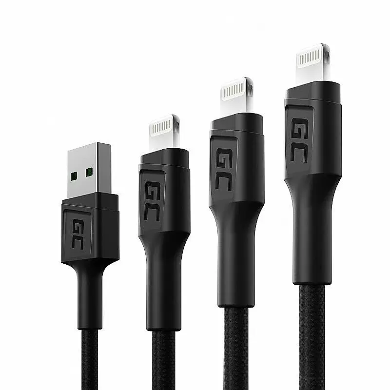 GREENCELL 3x Cable GC Ray USB