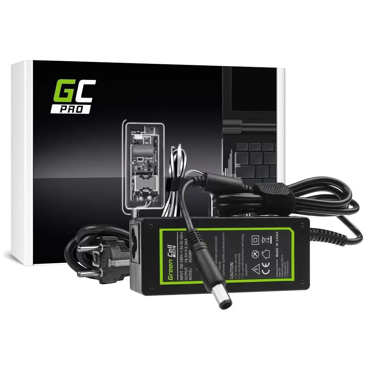 GREENCELL AD08P Charger   AC Adapter