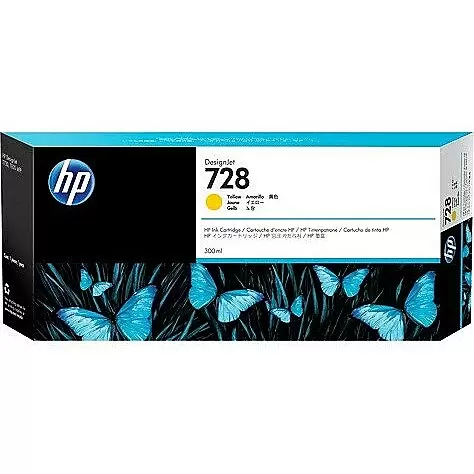 HP 728 300-ml Yellow