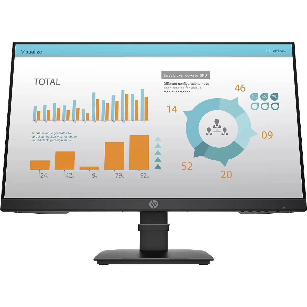 HP P24 G4 23.8inch Monitor IPS FHD