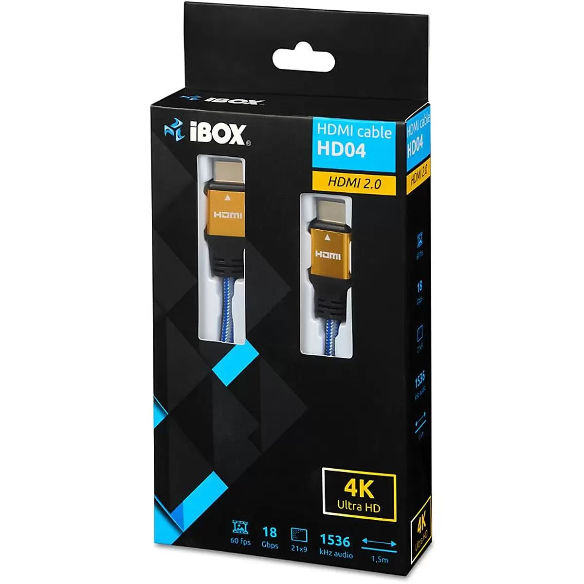 IBOX HDMI 2.0 HD04 cable 1.5 m