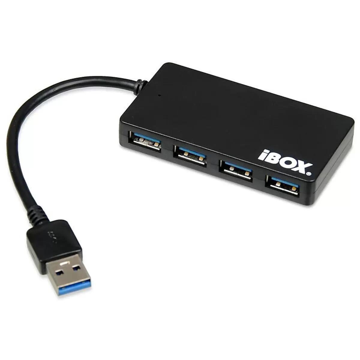 IBOX IUH3F56 HUB USB 3.0 BLACK 4-P