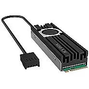 ICY BOX Heat sink with fan for M.2 SSD