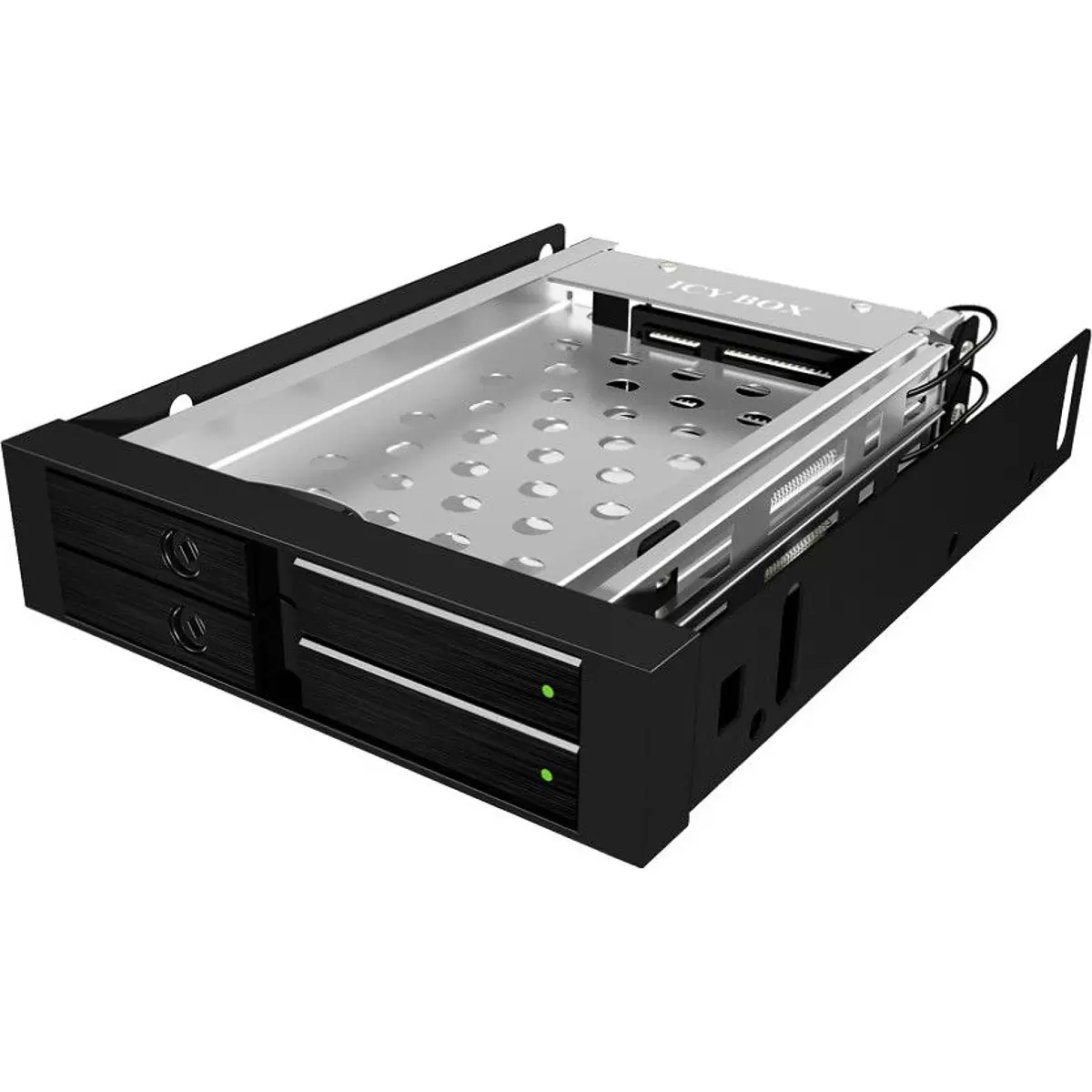 ICY BOX IB-2227StS Mobile Rack for 2x2.2