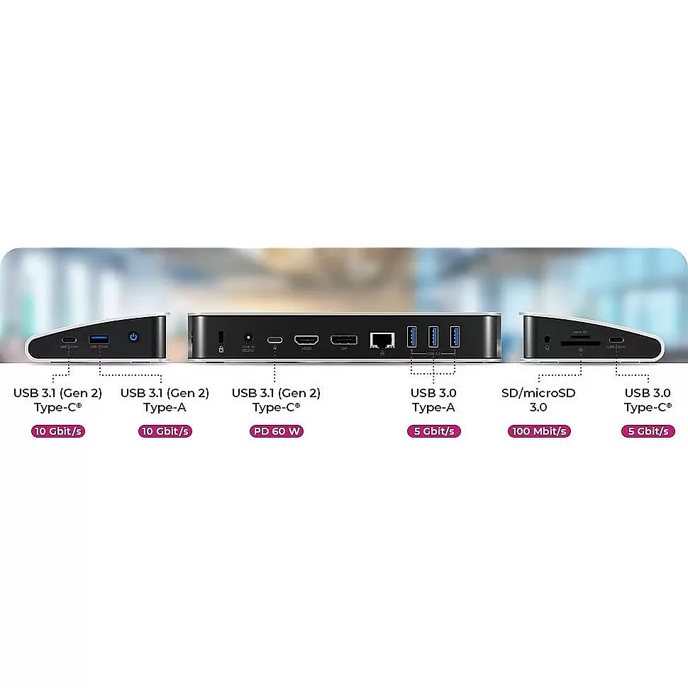 ICY BOX IB-DK2408-C Docking Station 11in