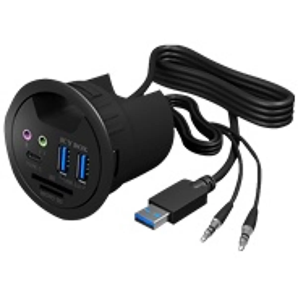 ICY BOX IB-HUB1404A Desk Hub 2x USB 3.0