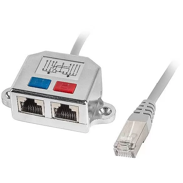 LANBERG AD-0026-S Lan Splitter RJ45 2x
