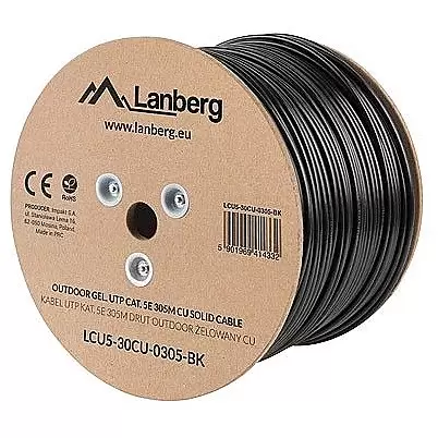 LANBERG LCU5-30CU-0305-BK UTP cable