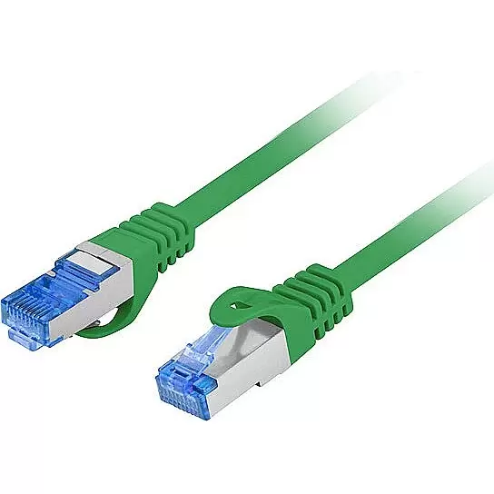 LANBERG patchcord cat.6A FTP 0.5m green