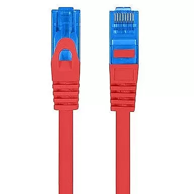 LANBERG Patchcord cat 6A FTP 0 5m red