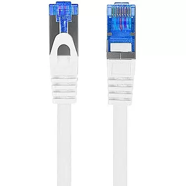 LANBERG Patchcord cat.6A FTP 1m white