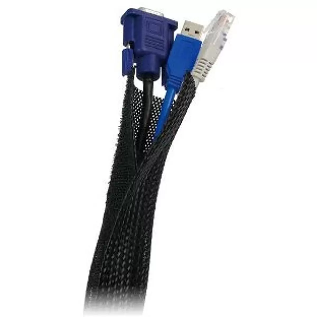 LOGILINK Flexible Cable Organizer black